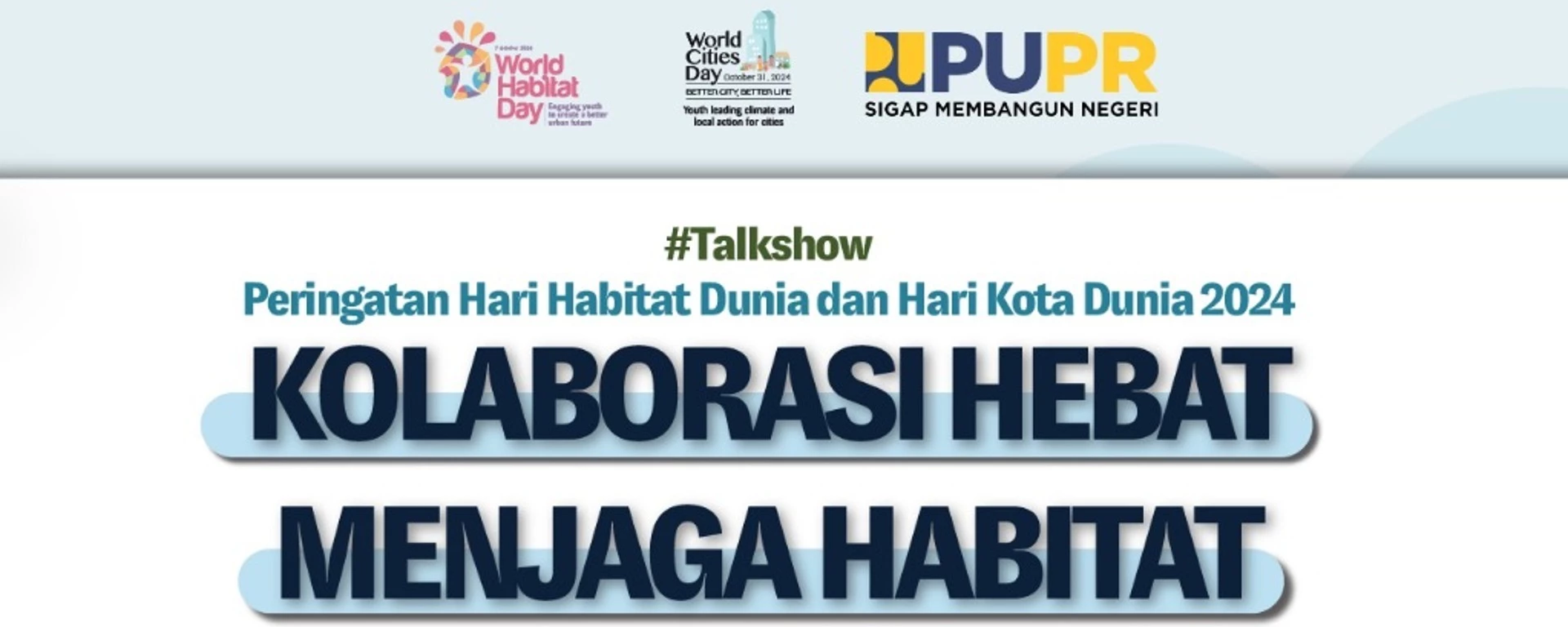 Talkshow "Kolaborasi Hebat Menjaga Habitat"